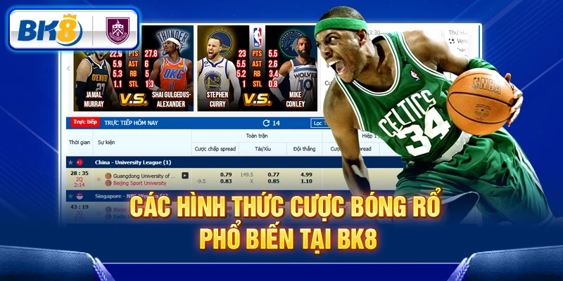 BK8 Có các hình thức cược bóng rổ nào?