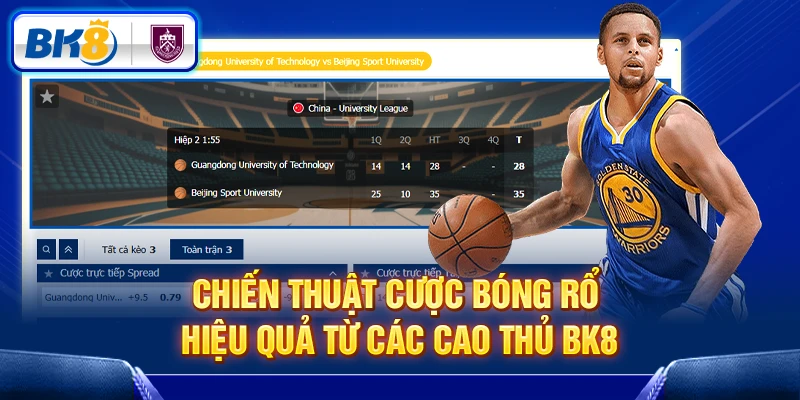 Chiến lược cược bóng rổ hiệu quả từ BK8