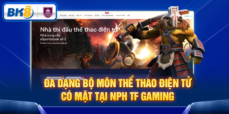 Đa dạng bộ môn thể thao điện tử có mặt tại NPH TF Gaming