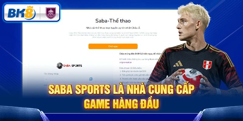 Saba Sports là nhà cung cấp game hàng đầu Saba Sports là nhà cung cấp game hàng đầu