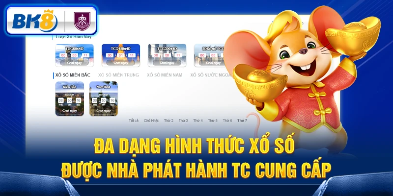 Đa dạng hình thức xổ số được nhà phát hành TC cung cấp Đa dạng hình thức xổ số được nhà phát hành TC cung cấp